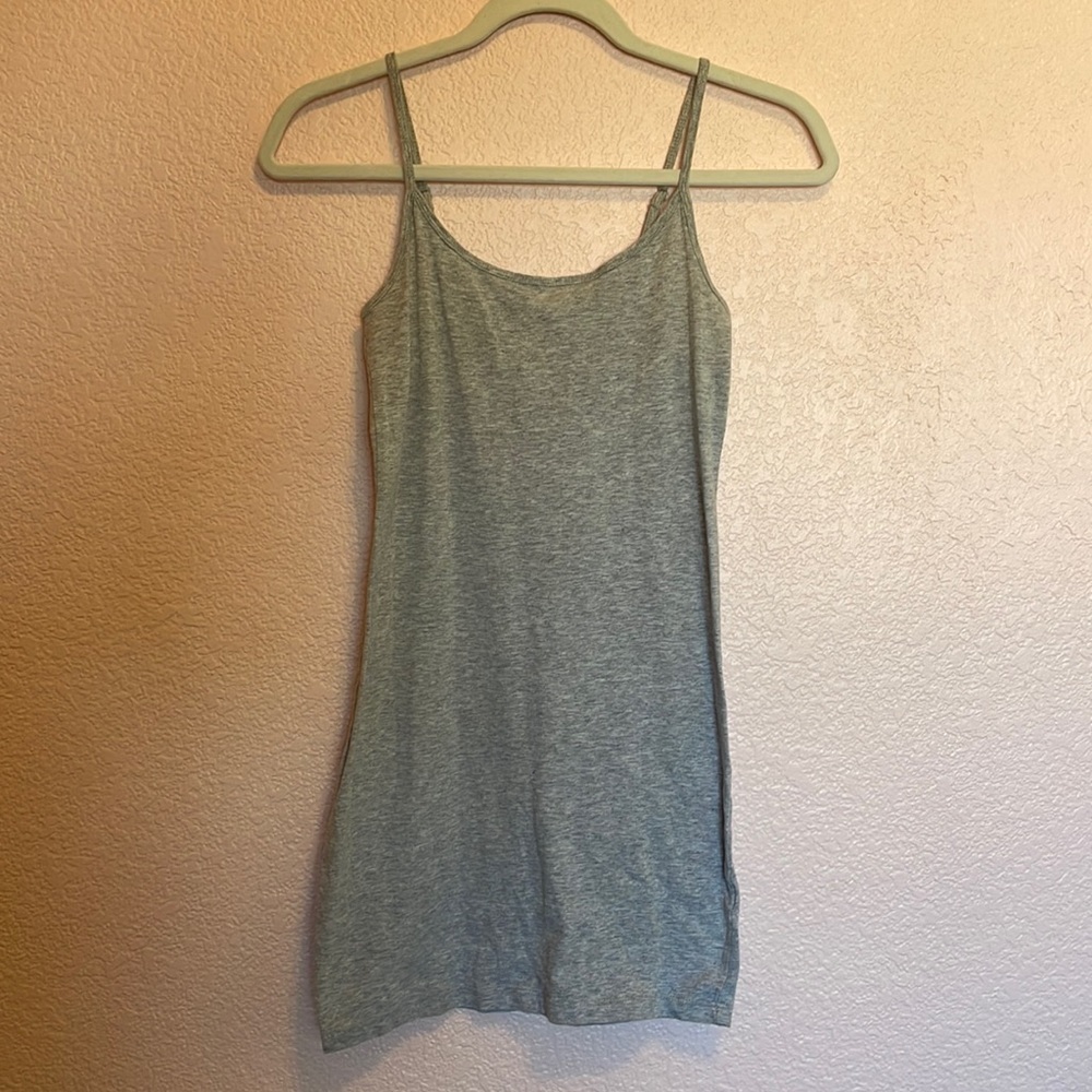 Heather Grey Slip Dress